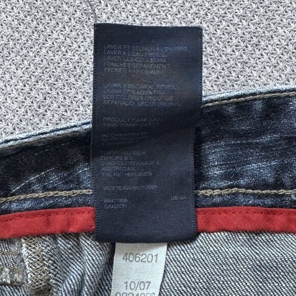Tommy Hilfiger Womens Sz 8 Blue Denim Mid Rise American Splendor Trousers Jeans - Picture 14 of 14